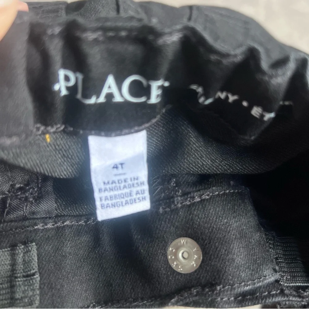 NWT Boys Black‎ Skinny Jeans The Children’s Place